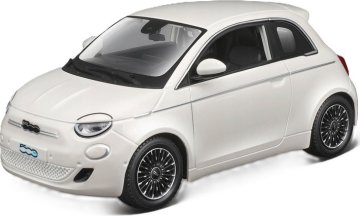 Bburago 1:24 Plus - Fiat 500e (2023) - white