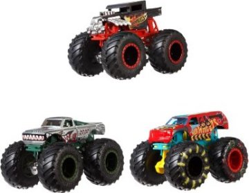 HW MONSTER TRUCKS 1:64 S ANGLIČÁKEM ASST