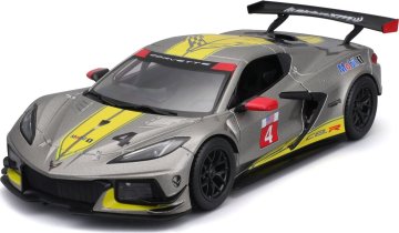 Bburago 1:24 Racing - 2020 Chevrolet Corvette - C8R #3 Yellow