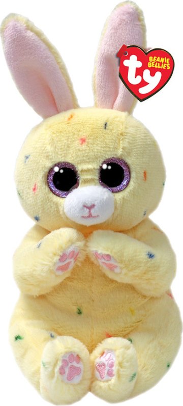 Ty Beanie Bellies CREAM, 15 cm - yellow bunny (3)