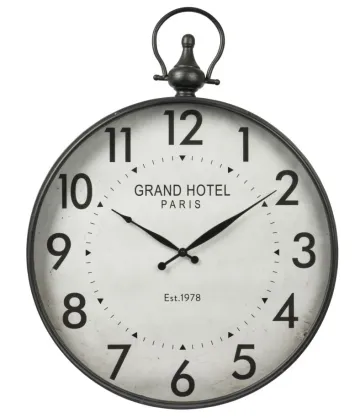 SEGNALE Hodiny nástěnné kovové GRANDHOTEL 57 x 74 cm KO-C37568590