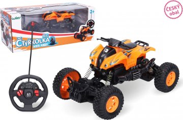 Rock Buggy Čtyřkolka RC na dálkové ovládání 22 cm - český obal