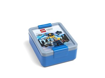 LEGO® City box na svačinu - modrá