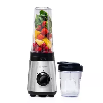 Smoothie mixér nerez ocel + dvě lahve 320W