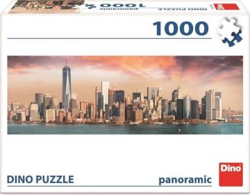 Dino puzzle MANHATTAN ZA SOUMRAKU 1000 panoramic Puzzle NOVÉ