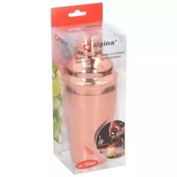 Shaker na koktejly nerez ocel 550 ml rosegold