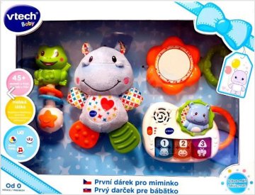 Vtech První dárek pro miminko (CZ) - modrý