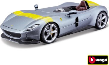 Bburago Ferrari Monza SP1 Silver Blue 1:24