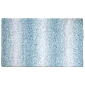 Koupelnová předložka Ombre 80x50 cm polyester modrá