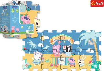 Trefl Puzzle pěnové Peppa Pig léto