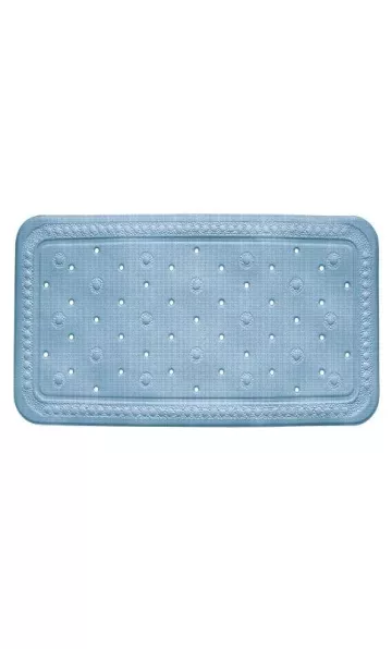 KELA Vanová podložka KRETA PVC modrá 72x36cm KL-22378