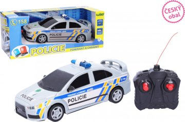 Auto RC na dálkové ovládání policie ČR 23 cm - Český obal