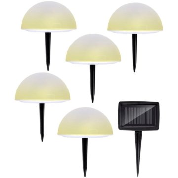 Lampa solární polokoule 5 ks