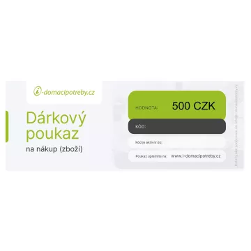 Elektronický dárkový poukaz v hodnotě 500 Kč