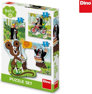 Dino puzzle Krtek na louce 3-5 baby puzzle