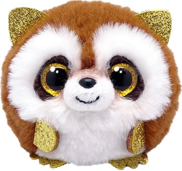 Ty Beanie Balls PICKPOCKET - brown raccoon (6)