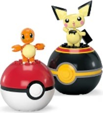 MEGA POKÉMON POKÉBALL - CHARMANDER A PICHU