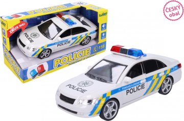 Policejní auto s efekty 24 cm - Český obal