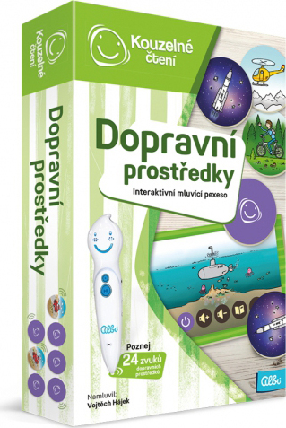 Albi - Kouzelné čtení KČ interaktivní mluvící pexeso Dopravní prostředky