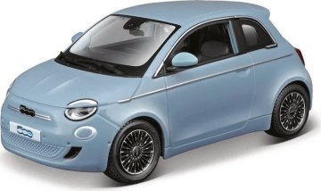 Bburago 1:24 Plus - Fiat 500e (2023) - Blue