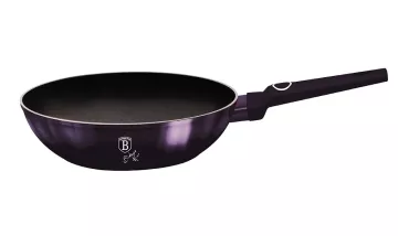 BERLINGERHAUS Pánev WOK s titanovým povrchem 28 cm Purple Eclipse Collection BH-6633