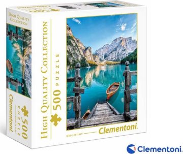 Puzzle 500 Braies lake Compact