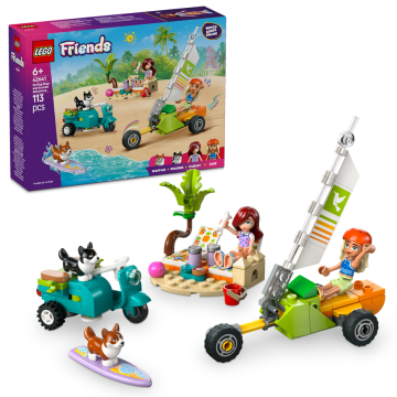 LEGO® Friends 42641 Dobrodružství se surfujícími psy a skútrem